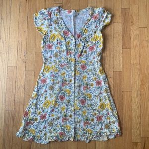 Floral Button Up Summer Dress